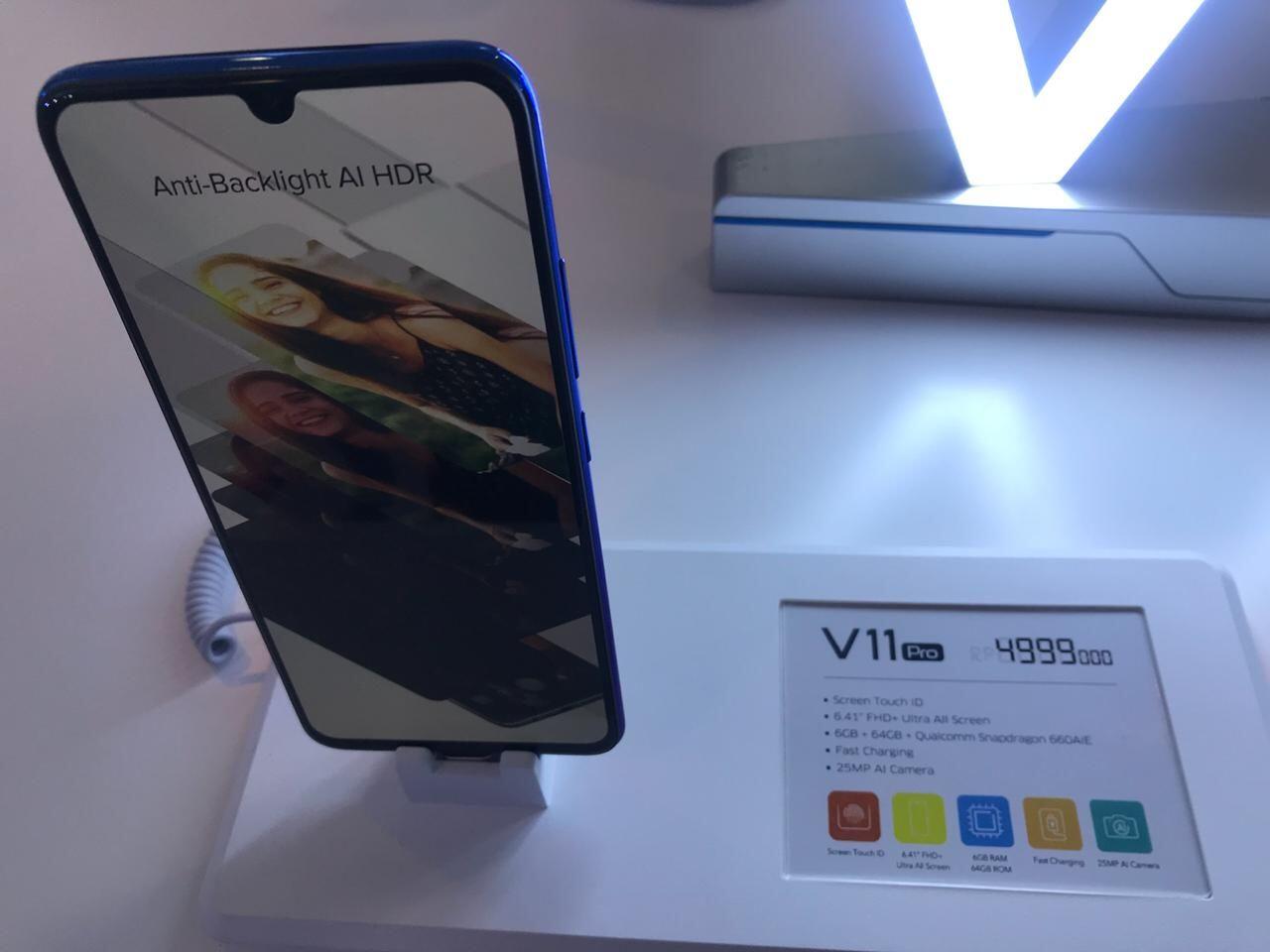 Vivo V11 Pro Resmi Meluncur di Indonesia, Ini Dia Harganya!