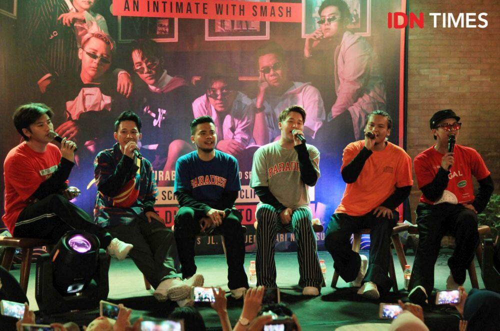 Lama Hiatus, 10 Potret Keseruan SMASH Rilis Lagu Baru