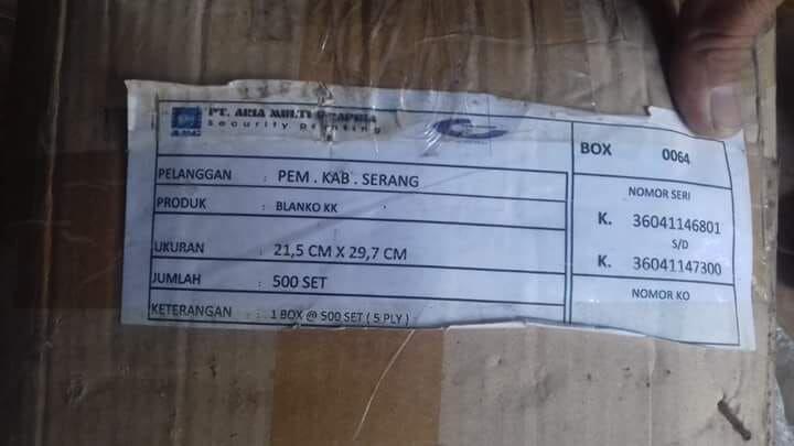 Kepala Disdukcapil Serang Jelaskan Ribuan e-KTP yang Dibuang