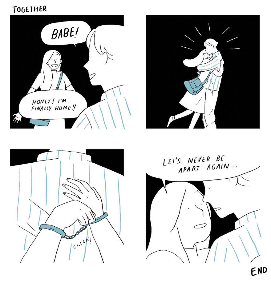 19 Komik Mini yang Menggambarkan Tulusnya Kisah Cinta, Bikin Baper!