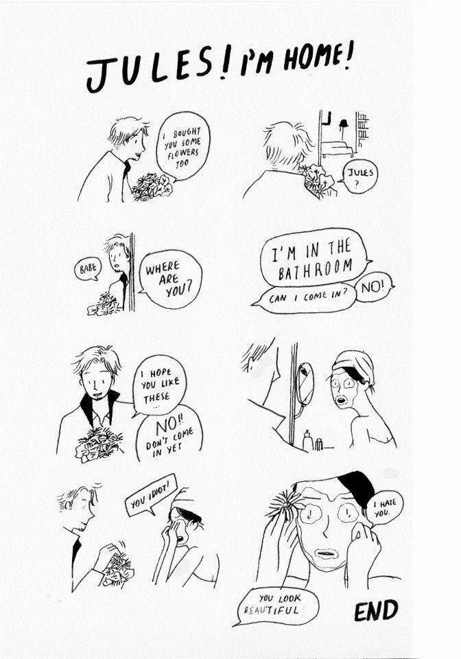19 Komik Mini yang Menggambarkan Tulusnya Kisah Cinta, Bikin Baper!