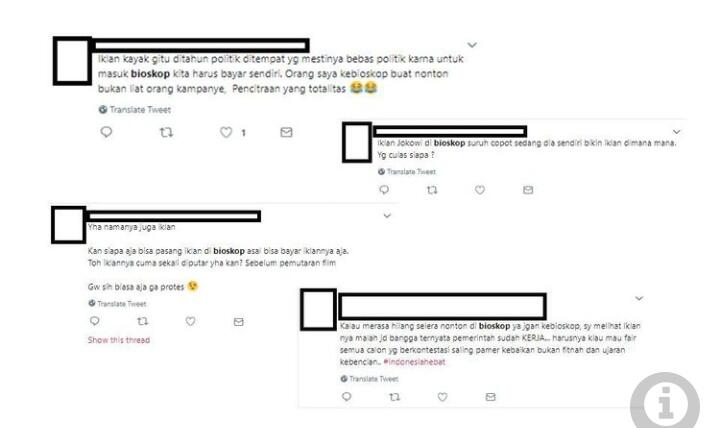 Netizen Protes Iklan Pemerintahan Jokowi di Bioskop, Ini Tanggapan Istana