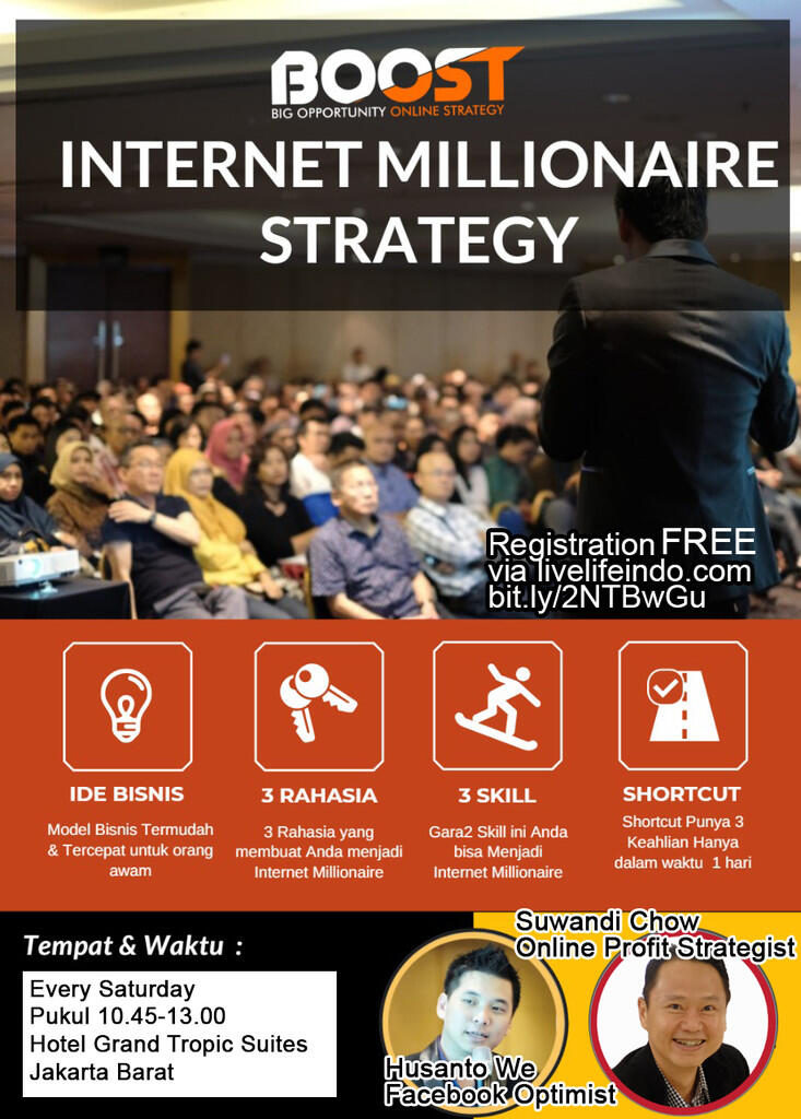 3 Langkah Sukses Menjadi Jutawan Internet