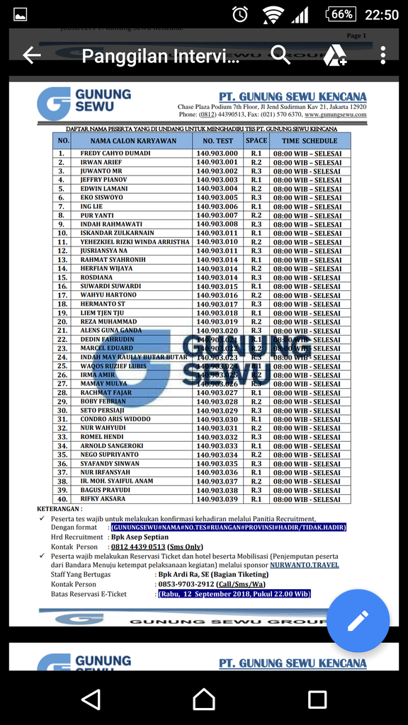 Penipuan travel agen untuk interview gunung sewu group