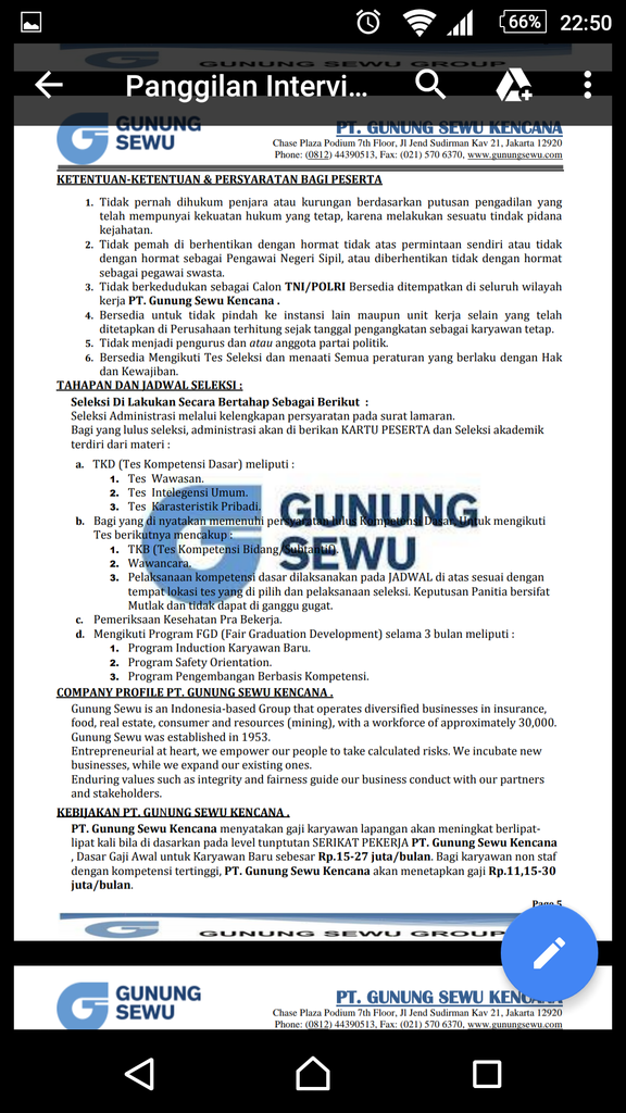 Penipuan travel agen untuk interview gunung sewu group