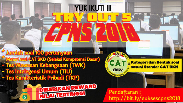 IKUTI TRYOUT 5 CPNS 2018