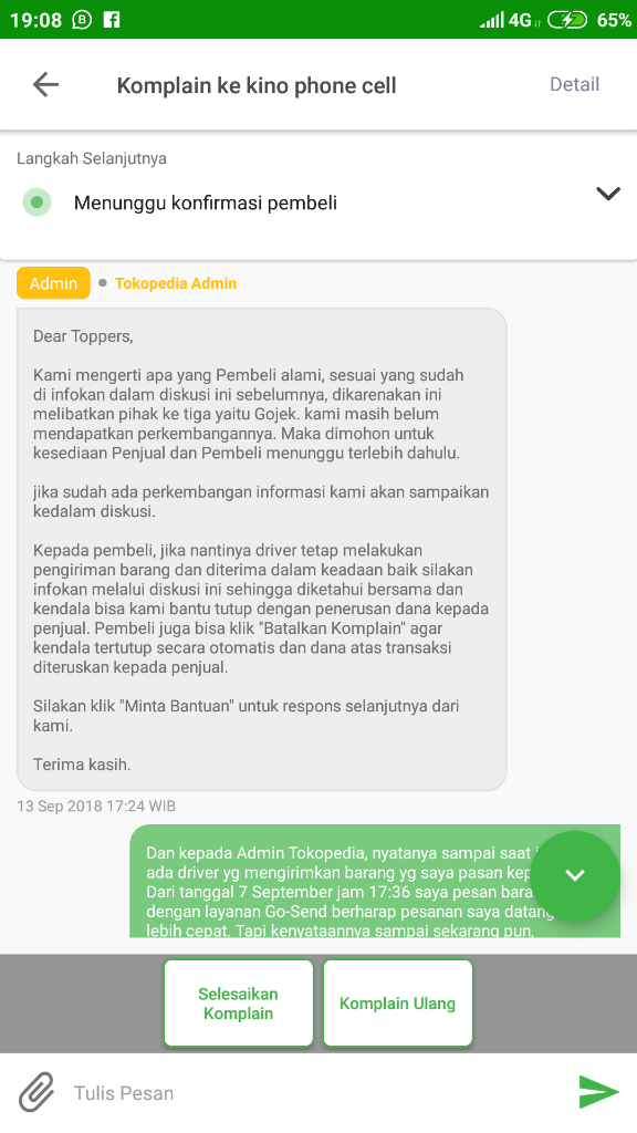 Terjadi Lagi, Kurir Go-Send Bawa Kabur Barang Pesanan Pelanggan