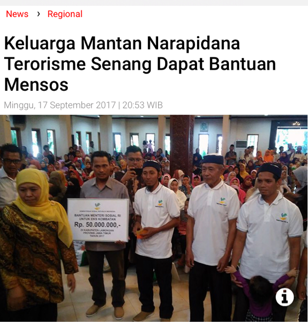 Pemerintah Didesak Terbitkan PP Tentang Hak Korban Terorisme