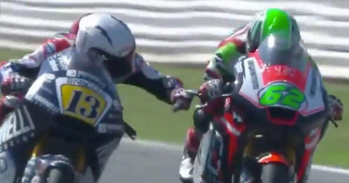 Tekan Tuas Rem Lawan, Rider Moto2 Dihukum Berat Sampai Dipecat