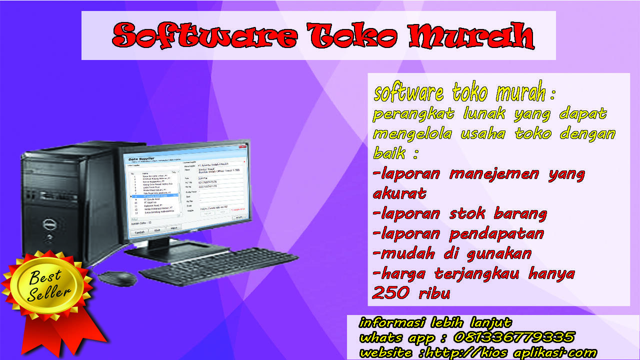 SOFTWARE TOKO KASIR (POINT OF SALES)