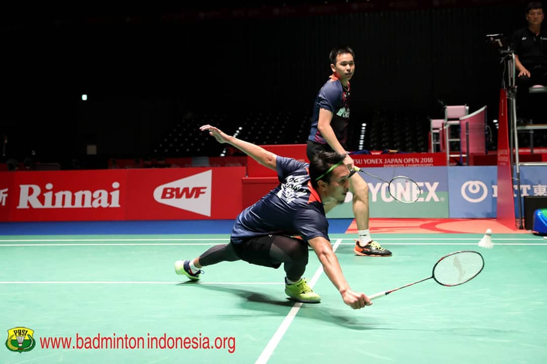 Japan Open 2018: Cedera Pinggang, Ahsan/Hendra WO