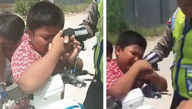 Bocah SD yang Ditilang Polisi Nangis, Kini Jadi Duta Sepeda
