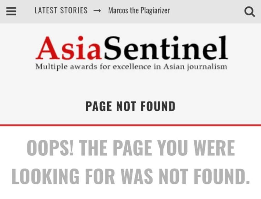 Laporan Asia Sentinel soal SBY Menghilang