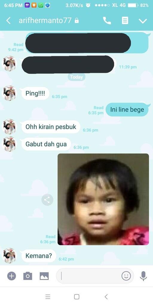 Ini nih chat pakai foto bocah yang lagi viral! &quot;Main Yuk&quot; 