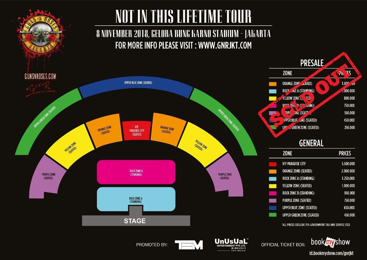Iga Massardi Hingga Candil Ramaikan Konser Tribute to Gun N' Roses