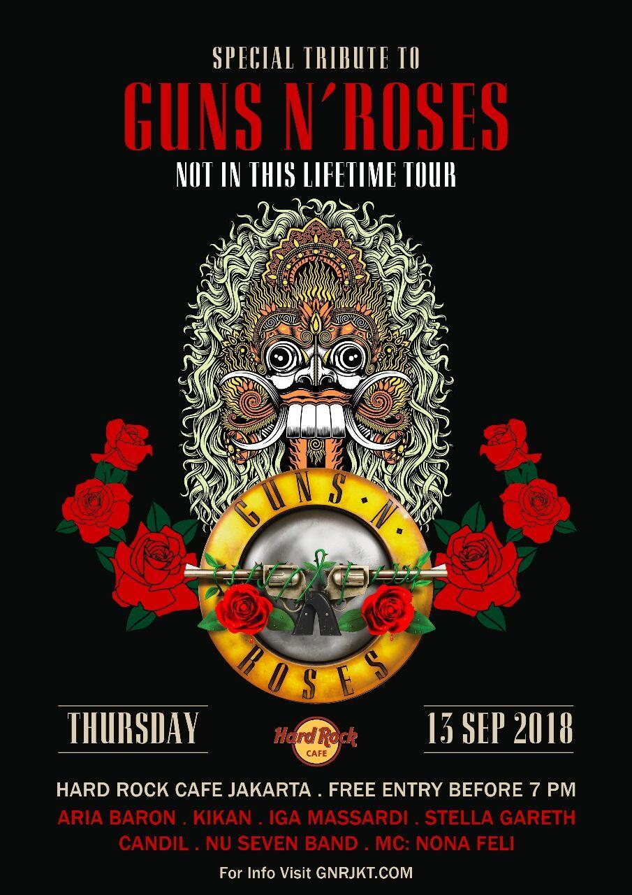 Iga Massardi Hingga Candil Ramaikan Konser Tribute to Gun N' Roses