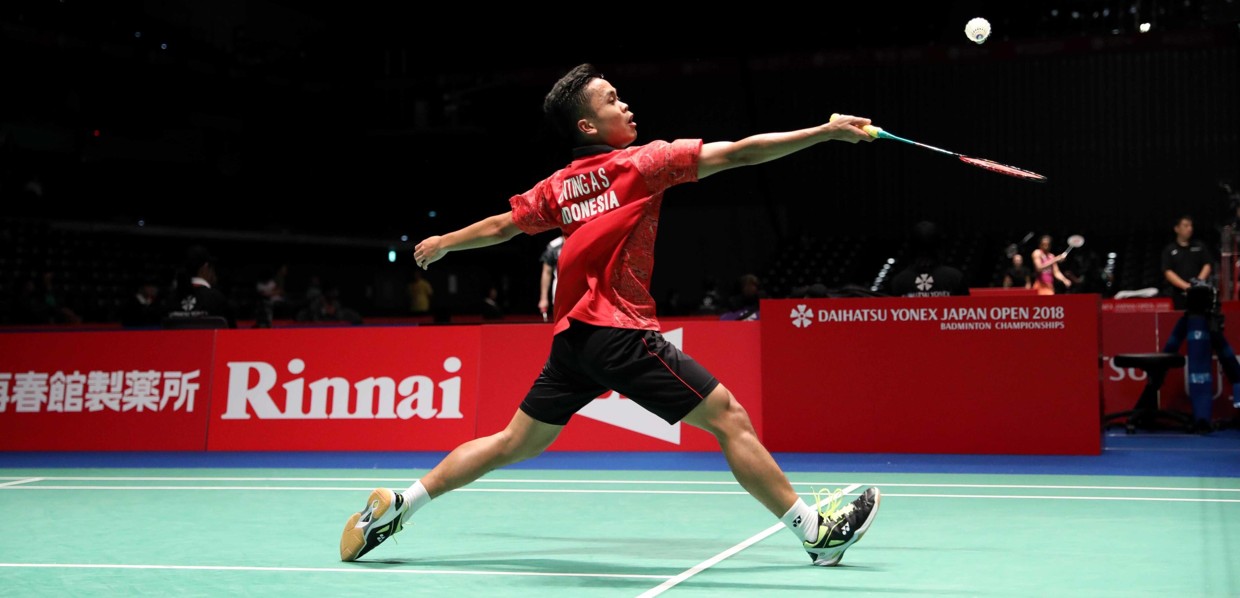 Langkah Anthony Ginting Terhenti di Japan Open 2018