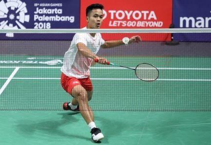 Langkah Anthony Ginting Terhenti di Japan Open 2018