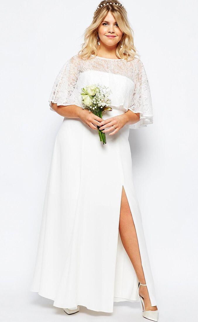 10 Inspirasi Wedding Dress Anggun untuk Cewek Bertubuh Plus, Menawan!