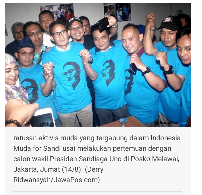 Pentolan Relawan Jokowi Membelot, Alihkan Dukungan Ke Prabowo-Sandiaga