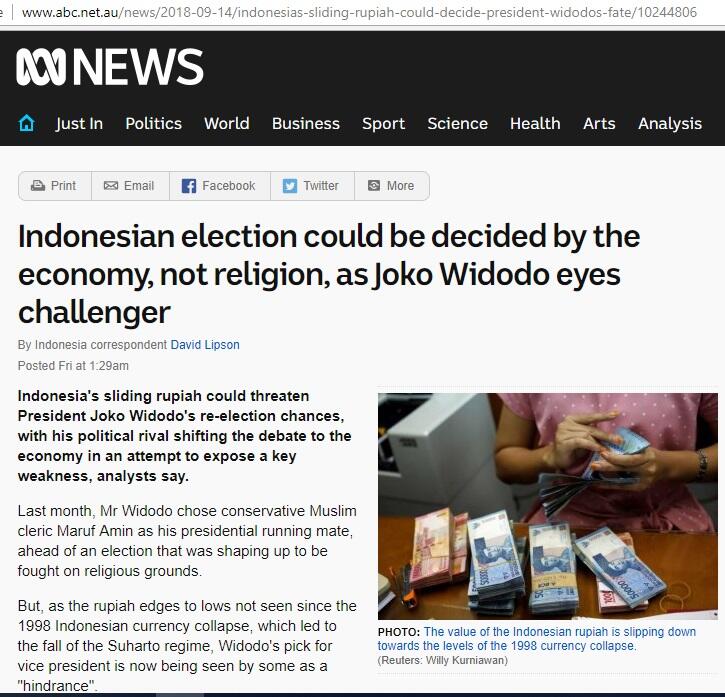 Pilpres 2019 Bisa Ditentukan oleh Ekonomi, Bukan Agama