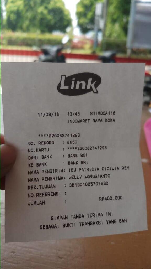 PENIPUAN ONILNE WELLY WONGGIANTO: