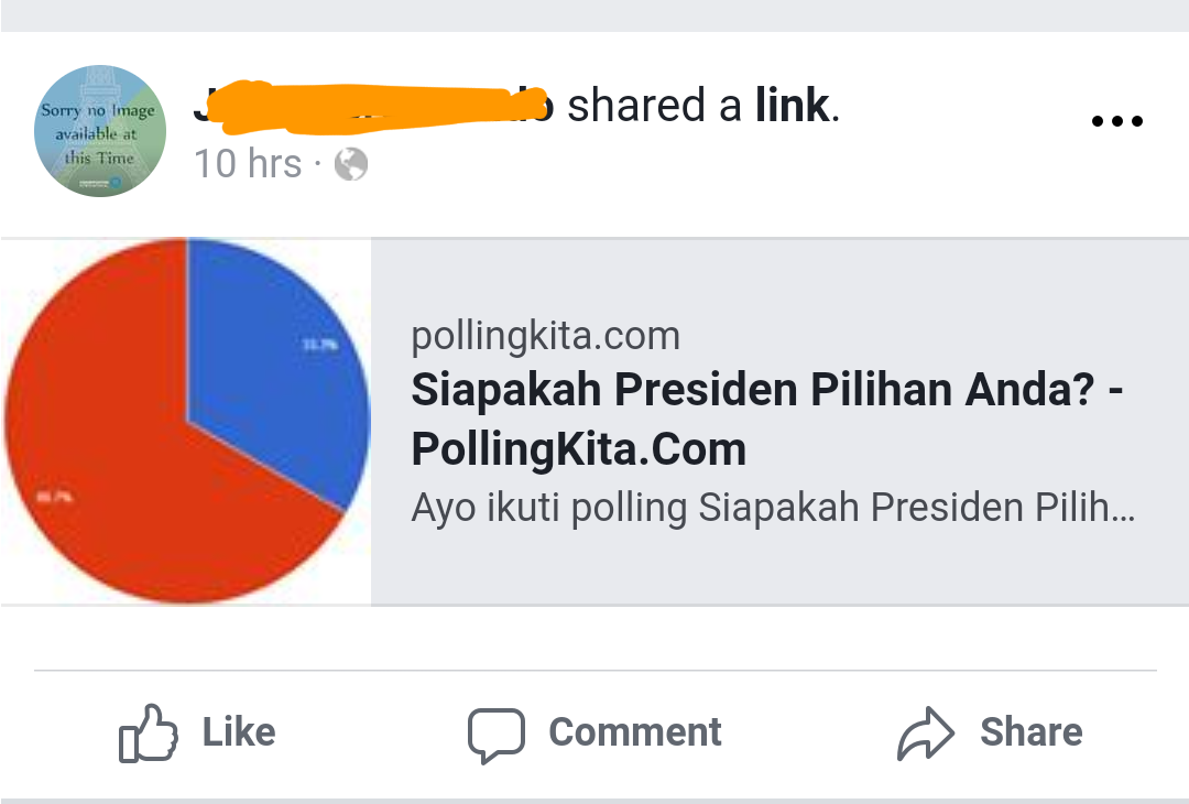 Polling KW yang Menyesatkan