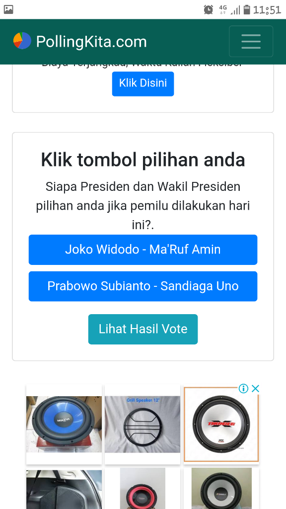 Polling KW yang Menyesatkan