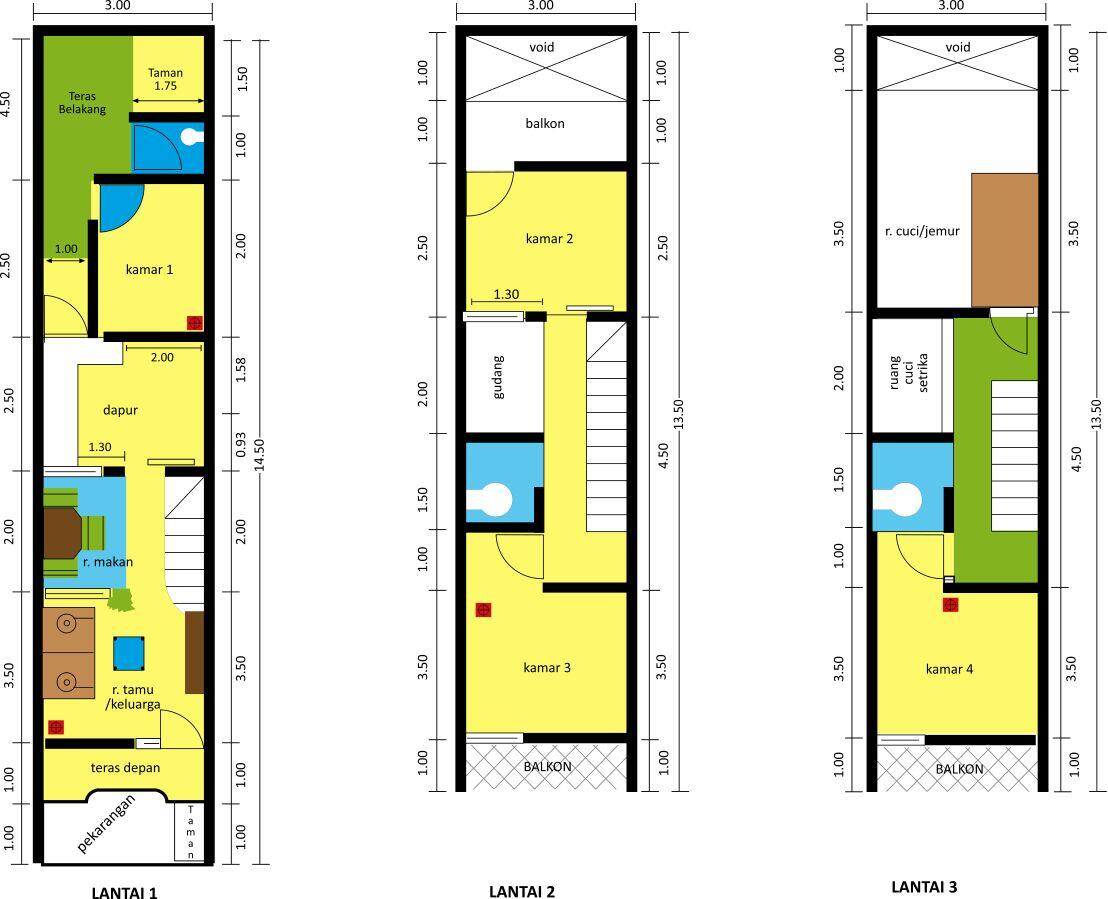 Dijual rumah baru minimalis 3 tingkat di Cempaka Putih Barat - Jakarta Pusat