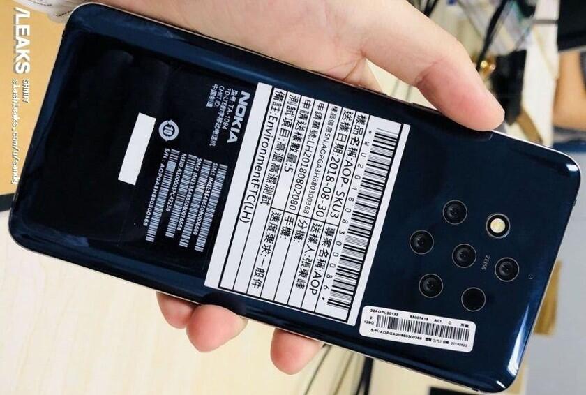 Nokia dengan 5 Kamera Belakang Menampakkan Diri