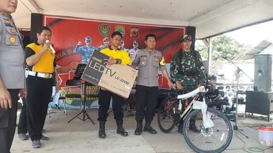 Pilkada 2018 Aman, Polres Majalengka Gelar Gathering dan Haiking