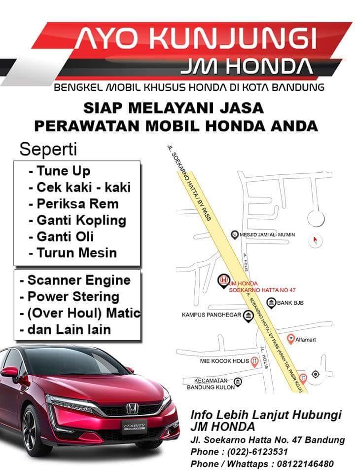 BENGKEL MOBIL KHUSUS HONDA DI KOTA BANDUNG