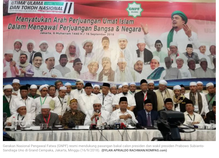 Ini Isi 17 Butir Pakta Integritas GNPF yang Diteken Prabowo-Sandiaga