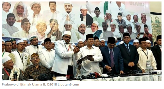 Teken pakta integritas, Prabowo janji pulangkan Habib Rizieq