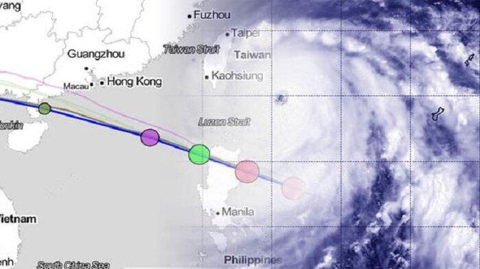 Cuplikan2 VIDEO Betapa Dahsyatnya Badai Topan MANGKHUT di Hongkong dan China
