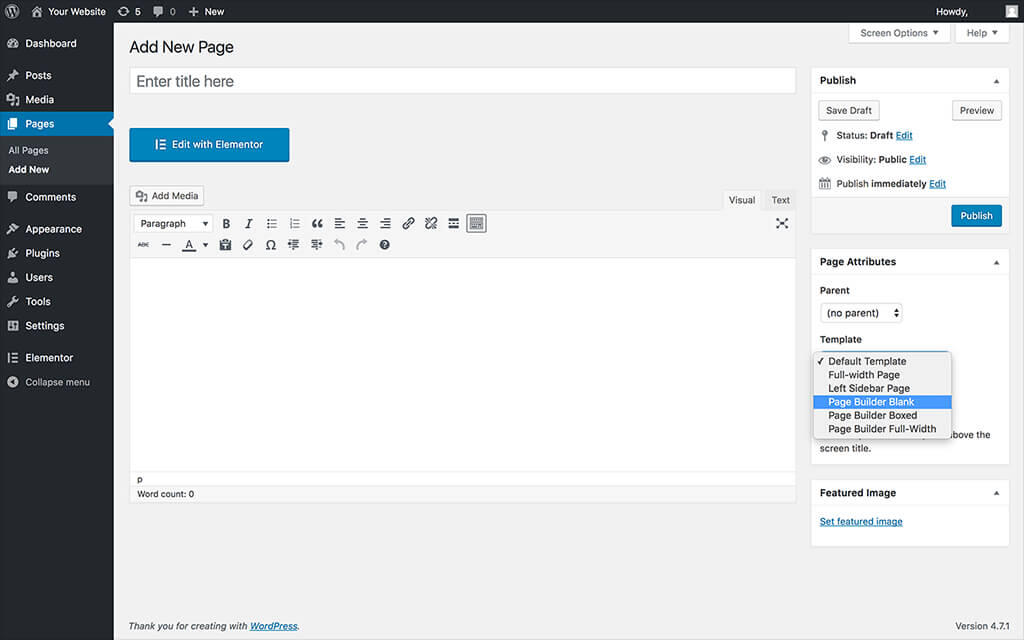 cara praktis edit website dengan bantuan elementor pada wordpress