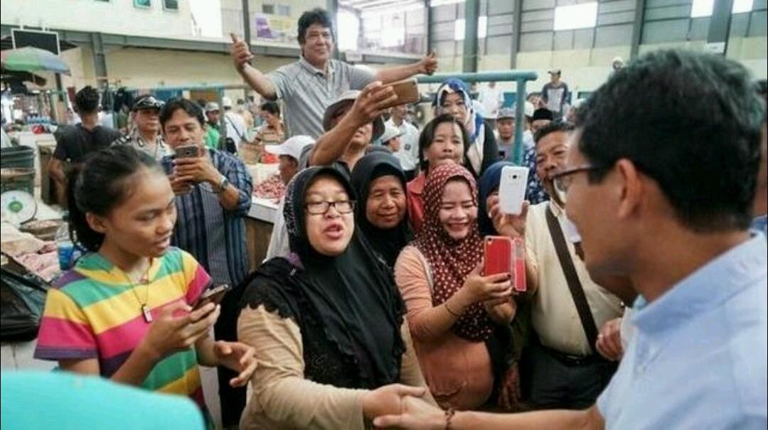 Ketemu Sandi, Pedagang Pasar Seberang Ulu Palembang Menangis