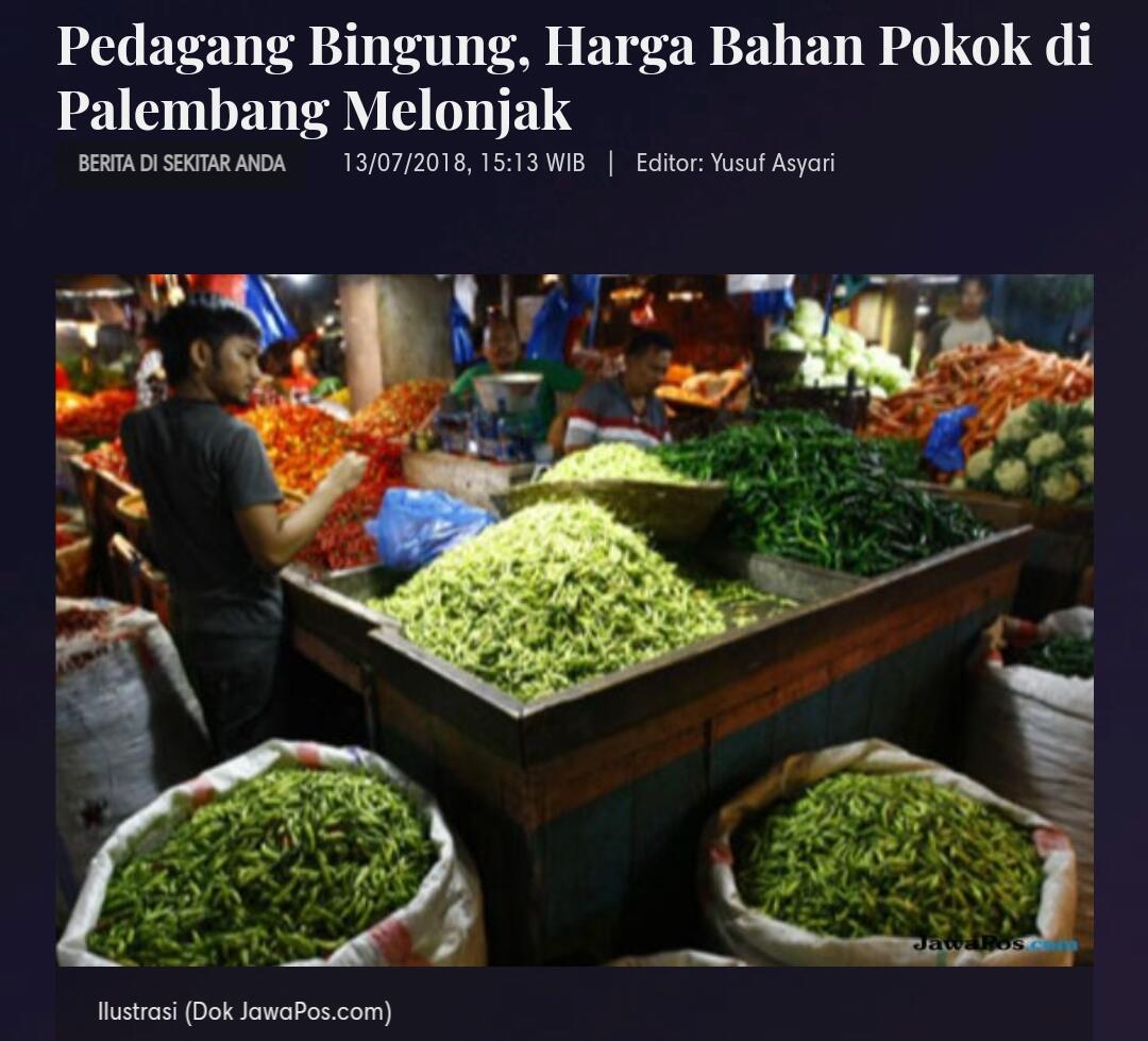 Ketemu Sandi, Pedagang Pasar Seberang Ulu Palembang Menangis