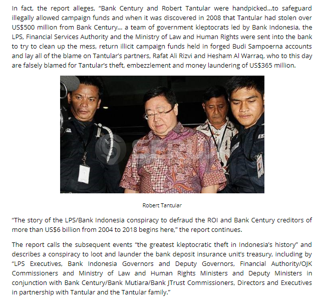 Setelah Heboh dan Sempat Hilang, Kini Artikel Asia Sentinel Berganti Judul 