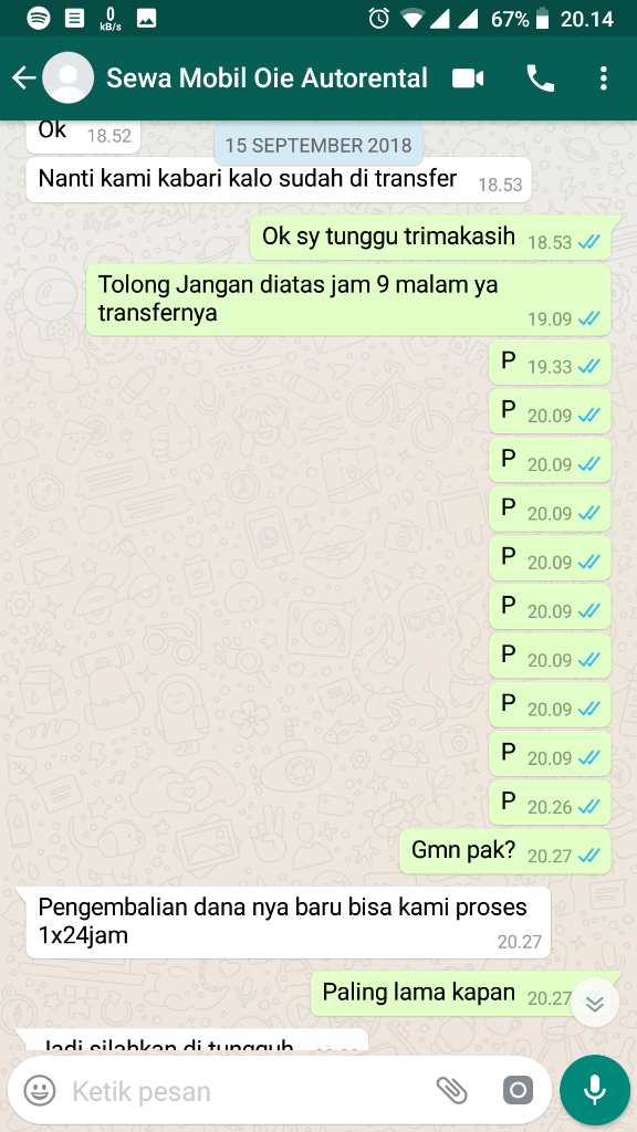 Penipuan Berkedok Sewa Mobil, Hati Hati Paypro