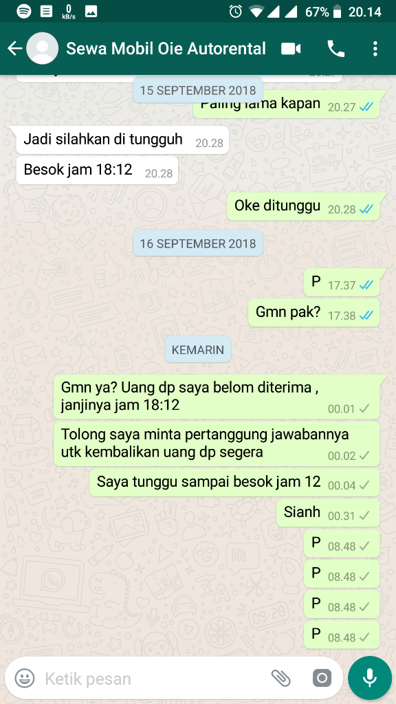 Penipuan Berkedok Sewa Mobil, Hati Hati Paypro