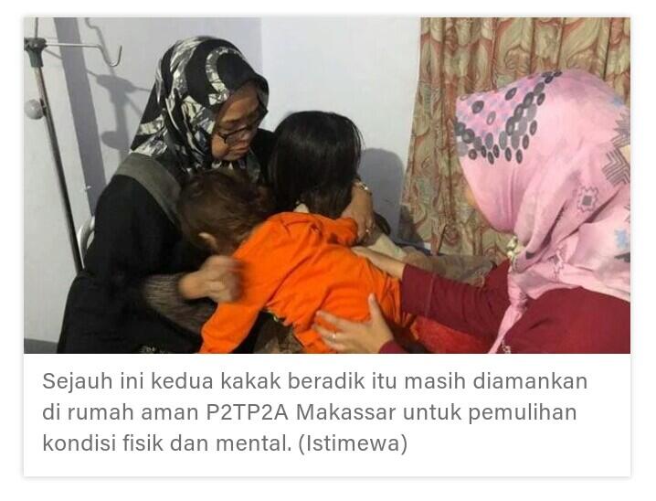 Perjuangan Dramatis 3 Anak Angkat Kabur dari Penyekapan Ibu Asuh di Makassar