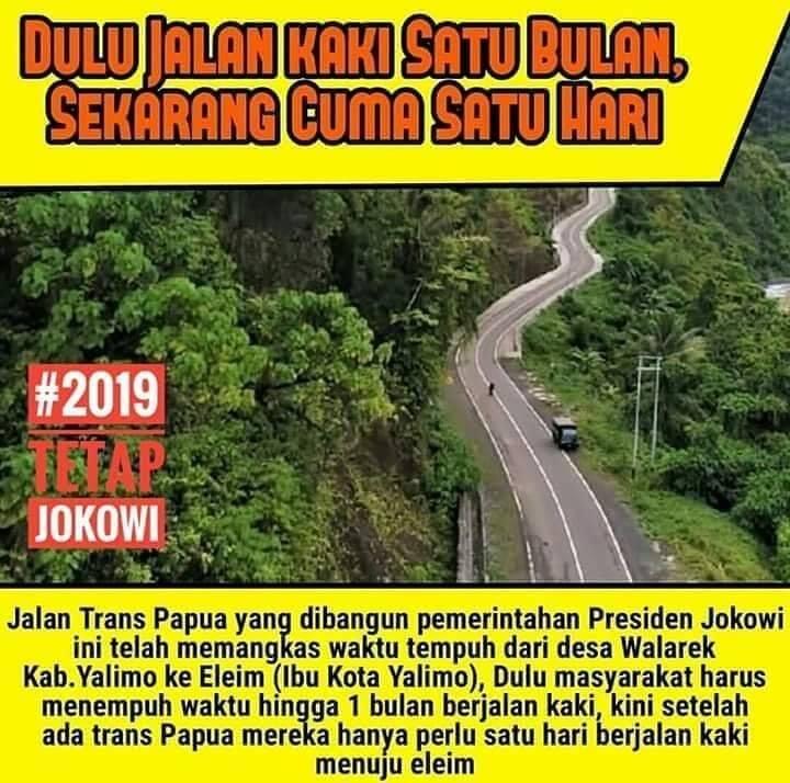 Di Papua Presiden Jokowi Bikin Jalan Baru 1.982 KM