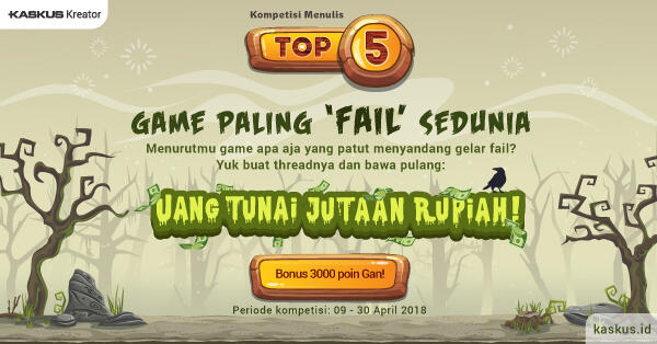 5 Game Paling FAIL dan Membosankan Versi Ane.