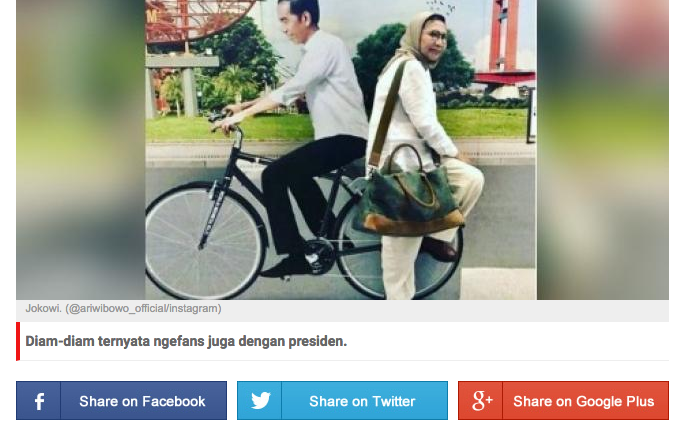 Ratna Sarumpaet Kini Mau Diboncengi Jokowi, Tapi Hadap Belakang