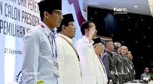 Lagu Indonesia Raya, Hanya Jokowi yang Beri Hormat di KPU