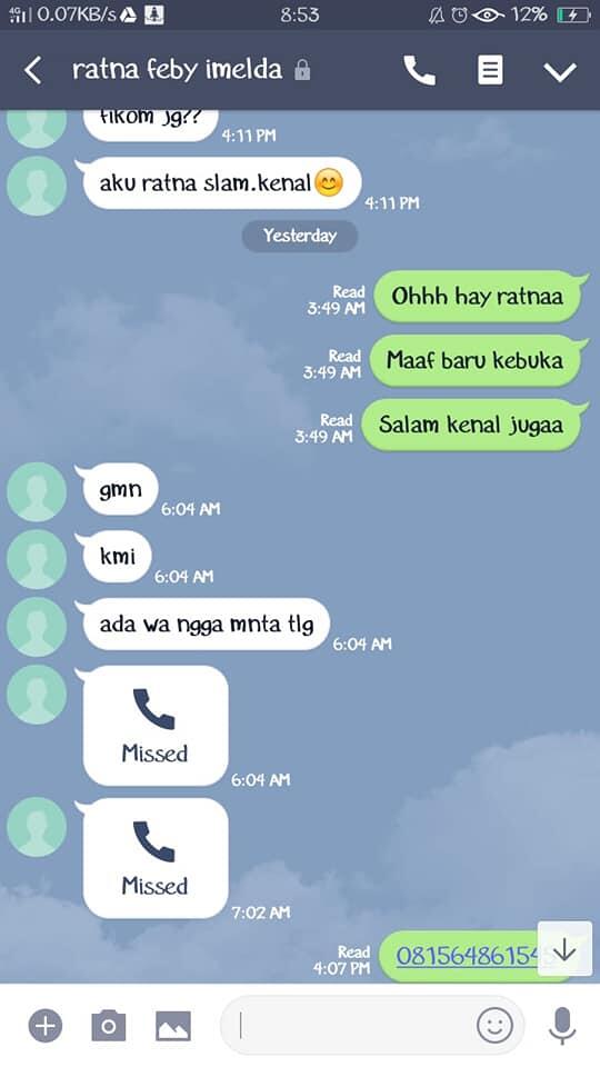 Waspada, Modus Minta Kode Whatsapp Berujung Teror Kepada Mahasiswa Baru