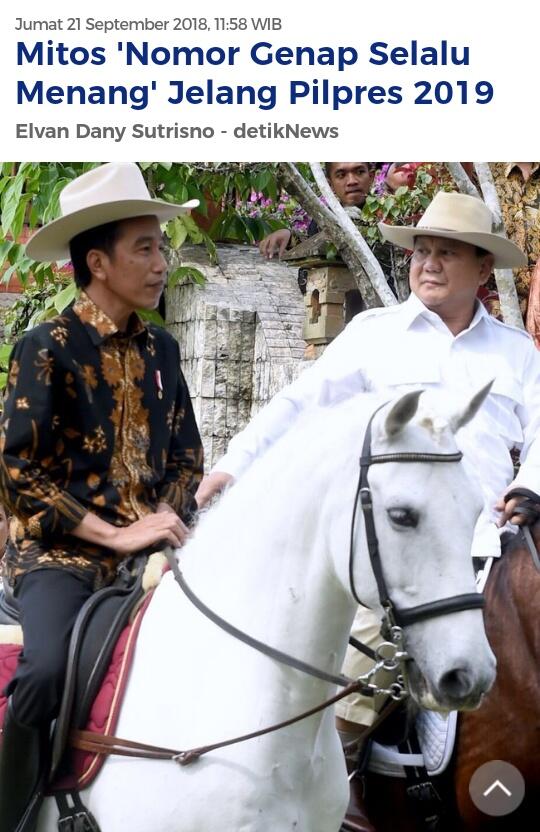 Sejarah Pemilu... nomor urut genap menangkan tiga kali Pilpres