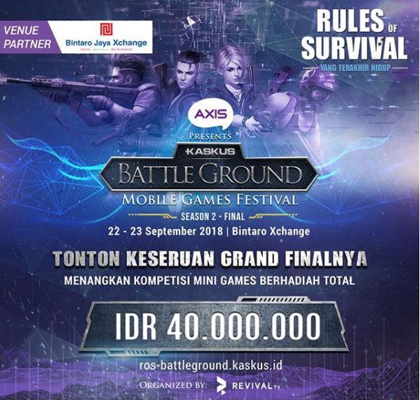 5 Keseruan Buat Gan Sis di FINAL KASKUS Battleground Season 2