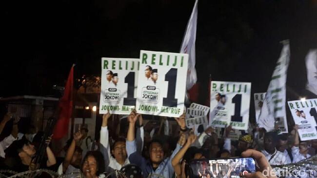 Jokowi-Ma'ruf Nomor 1, Relawan Teriak Jokowi Satu Kali Lagi